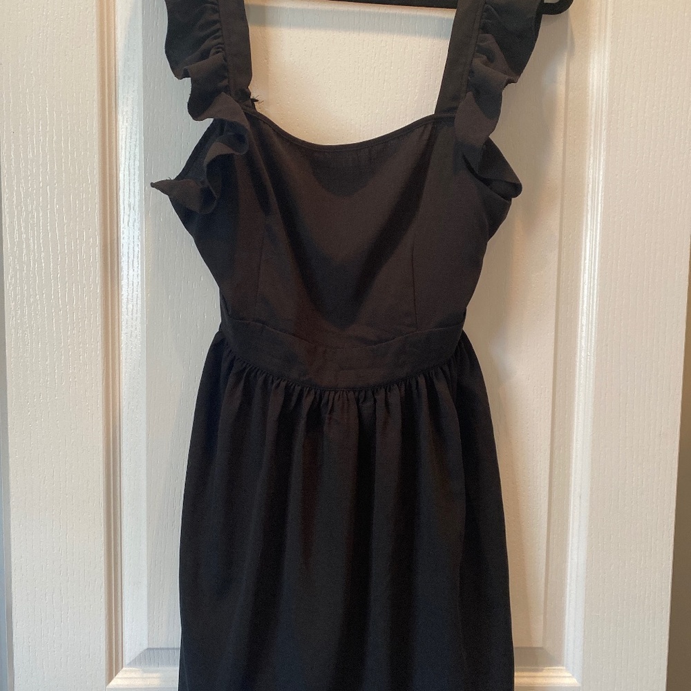 Casual Black Dress